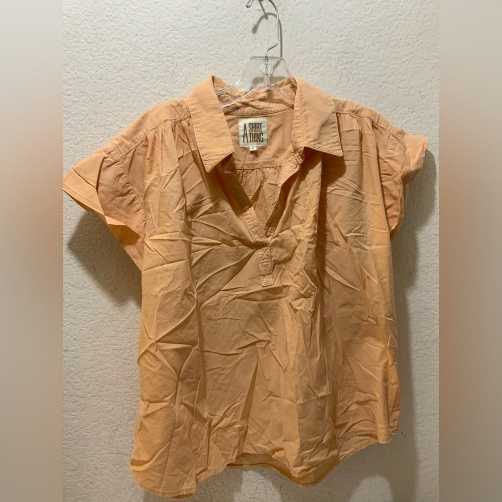A Shirt Thing Top medium  orange